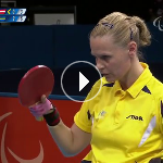 Table Tennis - AUT vs SWE - Women's Singles - Class 3 Gold Mdl Match - London 2012 Paralympic Games